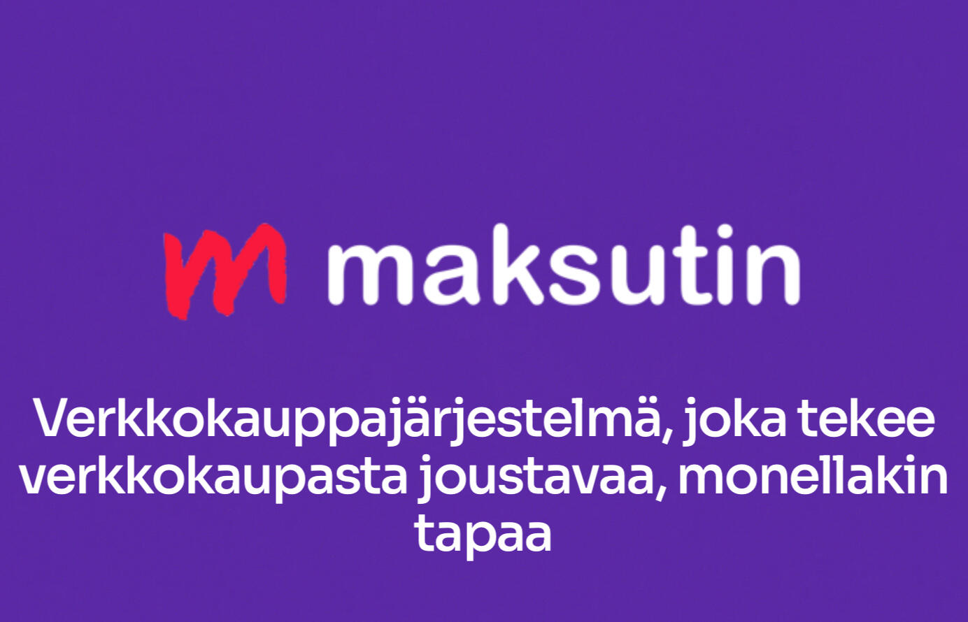 Maksutin -verkkokauppa